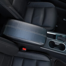 四维 2021款天籁扶手箱套内饰改装专用七代日产新天籁中央扶手箱保护垫 19-21款天籁扶手箱套-碳纤纹款