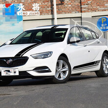 别克新君威GS车贴拉花新君越英朗GT凯越改装车身贴纸威朗引擎盖贴 原厂材质：机盖+车尾