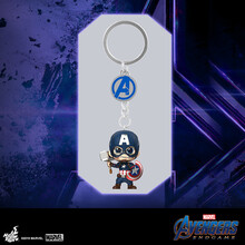 HotToys 复联4雷神钢铁侠美队救援装甲迷你人偶钥匙扣 美国队长(战斗版)PKEY159N HotToys迷你人偶钥匙扣