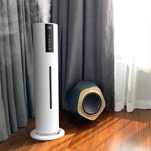 净享落地式上加水空气加湿器卧室家用大雾量婴儿除菌静音大容量香薰办公室内客厅超声波增湿机 杀菌款 白色-UV杀菌版+wifi控制