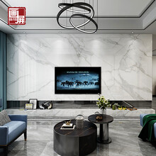 画屏 岩板悬空背景墙瓷砖 玄关背景墙 现代简约新中式罗马柱定制 上门测量 订金预付链接 背景墙预订金
