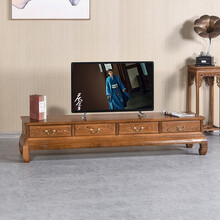 寻古红木家具非洲鸡翅木（学名：非洲崖豆木）电视柜实木新中式客厅卧室全实木原木电视机矮柜地柜视听柜O 长178*宽48*高42cm
