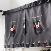 嘉至隆 宿舍床帘 大学生宿舍单人床帘下铺上铺寝室物理遮光布简约男女透气防尘帘布 熊本熊 长2米高1.2米一片