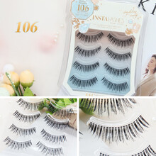 INSTALASHES日本假睫毛女眼睫毛超自然半截眼尾网红自然浓密素颜 106：双层加密卷翘款 适合欧美风格
