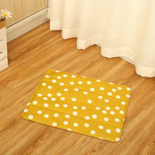 拓海宠物冰垫夏季物理降温神器制冷凝胶冰凉垫坐垫避暑狗狗凉垫 黄波点 40*50cm