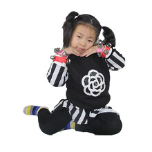 奥尔夫乐器织带腕铃/脚铃/腰铃 舞蹈摇铃 成人团体游戏道具大号铃铛 腕铃一对（颜色备注)