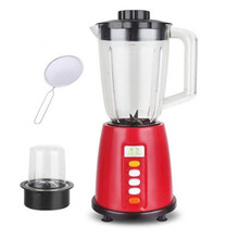 【三年质保】家用多功能榨汁机辅食搅拌果汁机迷你榨汁豆浆绞肉机 中国红 3合1三杯三刀款+过滤网+