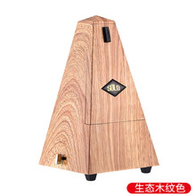 SOLO机械节拍器考级专用 钢琴吉他小提琴架子鼓古筝二胡节奏器乐器通用 生态木纹色【塔型】