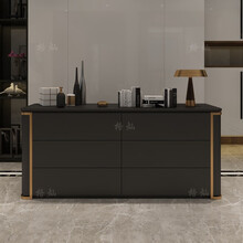 格灿新中式木是实木条案门厅装饰台实木供桌客厅鞋柜北欧阳台储物柜隔断柜收纳大容量玄关鞋柜 玄关柜1300*400*900