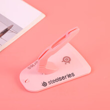 鼠标线夹固器 鼠标线夹固线器夹线器电竞游戏职业玩家外设 ie3.0 io1.1加重通用 升级粉色信仰版 信仰版=LOGO