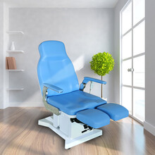新款电动修脚椅子刺青纹身椅足浴沙发躺椅沐足疗洗脚沙发可平躺 浅蓝色