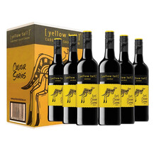 国际	黄尾袋鼠 Yellow Tail袋鼠红酒/缤纷系列西拉/梅洛/加本力苏维翁整箱装750ml*6  西拉
