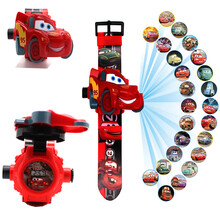 儿童电子表卡通翻盖投影手表小学生玩具电子表 24图翻盖傲突漫(图片找客服)