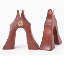 古筝筝码单个配件古筝琴码整套敦煌通用防滑配摆放示意图雁柱 红木筝码1个(码号请留言)