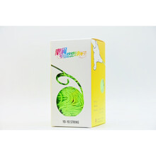 初始潮玩 新版清晨 悠悠球绳子比赛用绳1A绳子yoyo配件 绿色100条 24股
