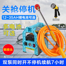 依能 手提式电动喷雾器抽水机智能双泵高压打药机家用大功率农用果树打药泵 20AH锂电单主机不含喷枪花洒