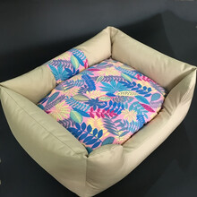 北狄狗窝狗垫狗狗沙发防水耐咬全可拆洗宠物睡垫 粉红色 XXL：125*115*25(建议125斤内的