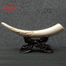 猛犸象牙雕刻潜龙在渊摆件猛犸牙雕潜龙升天居家玄关摆件大堂办公桌桌面摆件文玩收藏饰品送礼贺礼礼物
