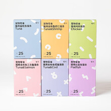 福丸 猫条牛肉干 幼猫成猫通用流质猫零食营养增肥妙鲜肉湿粮包 金枪鱼14g*25