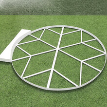 135米/铁饼投掷圈2.5米铅球抵趾板 铅球抵趾圈 铅球抵趾板10厘米