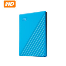 西部数据(WD) USB3.0 My Passport随行版 2.5英寸 加密移动硬盘 5T 蓝色 移动硬盘USB3.0