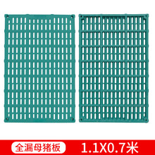 猪用漏粪板BMC复合材料母猪产床定位栏保育分娩床仔猪专用漏粪板 中泰农牧 1.1米x0.7米 全漏母猪板