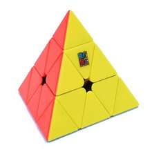 魔方玩具异形金字塔魔方彩色 魅龙金字塔 三阶金字塔魔方 入门级金字塔三角魔方磨砂面
