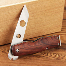 CIGARISM 雪茄主义 黑檀血檀实木手柄雪茄多用刀雪茄盒开箱雪茄钻雪茄剪打孔器快递开箱刀 血檀