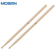 莫森（MOSEN）MS-13P 鼓棒架子鼓鼓槌5A哑鼓枫木鼓锤电子鼓爵士鼓打鼓锤一对装 原木色