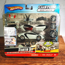 出口北美好货，风火轮组装玩具拼装车辆盒装变形车 灰色