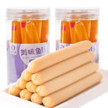 海岛大亨鳕鱼肠儿童营养鱼肠休闲零食儿童肠 鱼肠150g/罐-原味