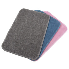 蒙氏教具幼儿园蒙氏早教工作毯蒙台蒙特梭利工作毯生活地垫儿童地毯爬行毯教具毯 中号毯80*60（蓝）