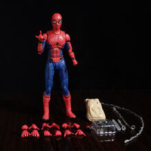 SHF钢铁蜘蛛侠手办PS4复联英雄远征玩具模型人偶公仔玩偶周边可动 SHF背包蜘蛛侠 国产版16cm