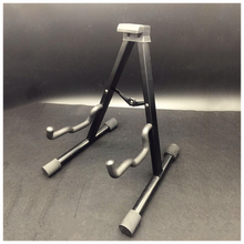 曲漾电吉他支架地架木吉他架子落地折叠a型琵琶尤克里里家用立式琴架 黑色金属电木两用A架