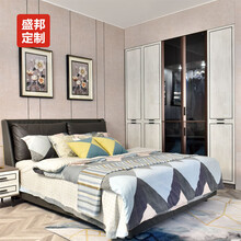 盛邦定制 卧室定制 衣柜 床 妆台定制 阳台柜 衣帽间 全屋定制 现代轻奢 定制预付金 非商品价格 可定制