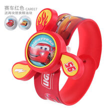 迪士尼宝宝驱蚊手环手表儿童驱蚊手环手表防蚊虫叮咬婴幼儿植物精油手带小孩驱蚊扣卡通拍拍圈 小汽车(替代芯*2个)