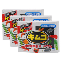 日本进口小林制药(KOBAYASHI)冰箱去味剂除味剂 冰箱活性炭 脱臭(冷藏室用) 113g 3盒