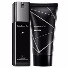 和风雨男士护肤霜面霜乳液控油补水保湿霜润肤擦脸油脸部护肤品 保湿乳 保湿乳【滋润型】 +【氨基酸洗面奶】