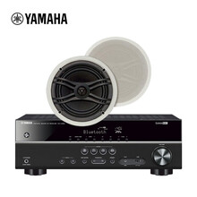 雅马哈 YAMAHA NS-IW360C+RX-V383 家庭影院音箱音响 吸顶喇叭背景音乐