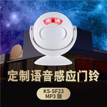 大九卫你好欢迎光临感应器定制语音商铺来客进门迎宾器超市来人提醒门铃提示器进便利店店面遥控门玲 语音定制款【单主机】