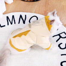 喵先生 猫衣服猫咪衣服秋冬季保暖变身装宠物狗衣服幼犬幼猫无毛猫英短加菲猫可爱小恐龙款中小型犬狗狗服装 黄色小恐龙款XL码（建议10-14斤）