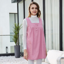 美妮（MEINI）防辐射服孕妇装孕妇防辐射衣服大码金属纤维马甲女怀孕期四季款 粉色+防辐射肚兜 L