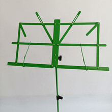 天鸣 Tianming 谱架乐谱架便携式可折叠升降小提琴谱架带防水包吉他古筝二胡书架 绿加厚