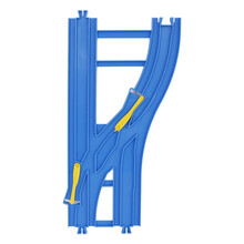 多美（TakaraTomy） 多美卡普乐路路电动火车轨道配件R系列创意拼搭轨道工程玩具 R-15复线宽幅交叉路轨