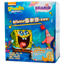 Beakid海绵宝宝雪米饼磨牙棒饼干儿童零食60g 香蕉味