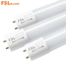 FSL佛山照明T8灯管LED节能双端长条0.6米8W白光6500K  晶辉 单支装