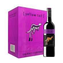 超市	
黄尾袋鼠（Yellow Tail）西拉加本力（赤霞珠）葡萄酒 750ml*6瓶 整箱装 澳大利亚进口