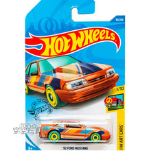 HOTWHEELS美泰风火轮小跑车路虎奥迪合金儿童玩具轨道赛车模型20E 90号 福特野马