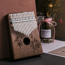 卡西达拇指琴卡林巴琴乐器手指琴kalimba拇指琴手指拇指琴手琴 复古燕子+礼包+教程