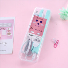 卷发棒刘海小夹板直发器迷你直发卷发两用拉直板烫发棒 【塑料盒装】绿色